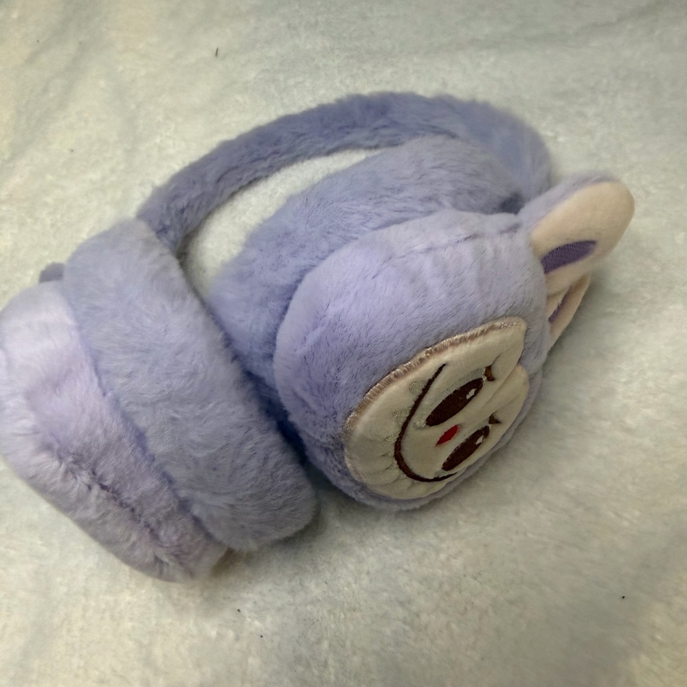 Monsters plush Bubu Plush Earmuffs Purple NEW